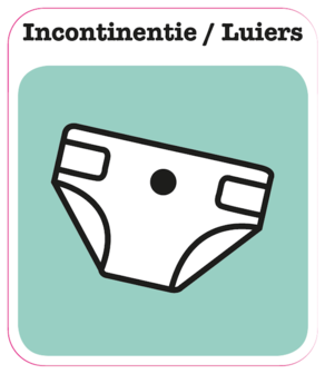 Incontinentie-Luiers sticker