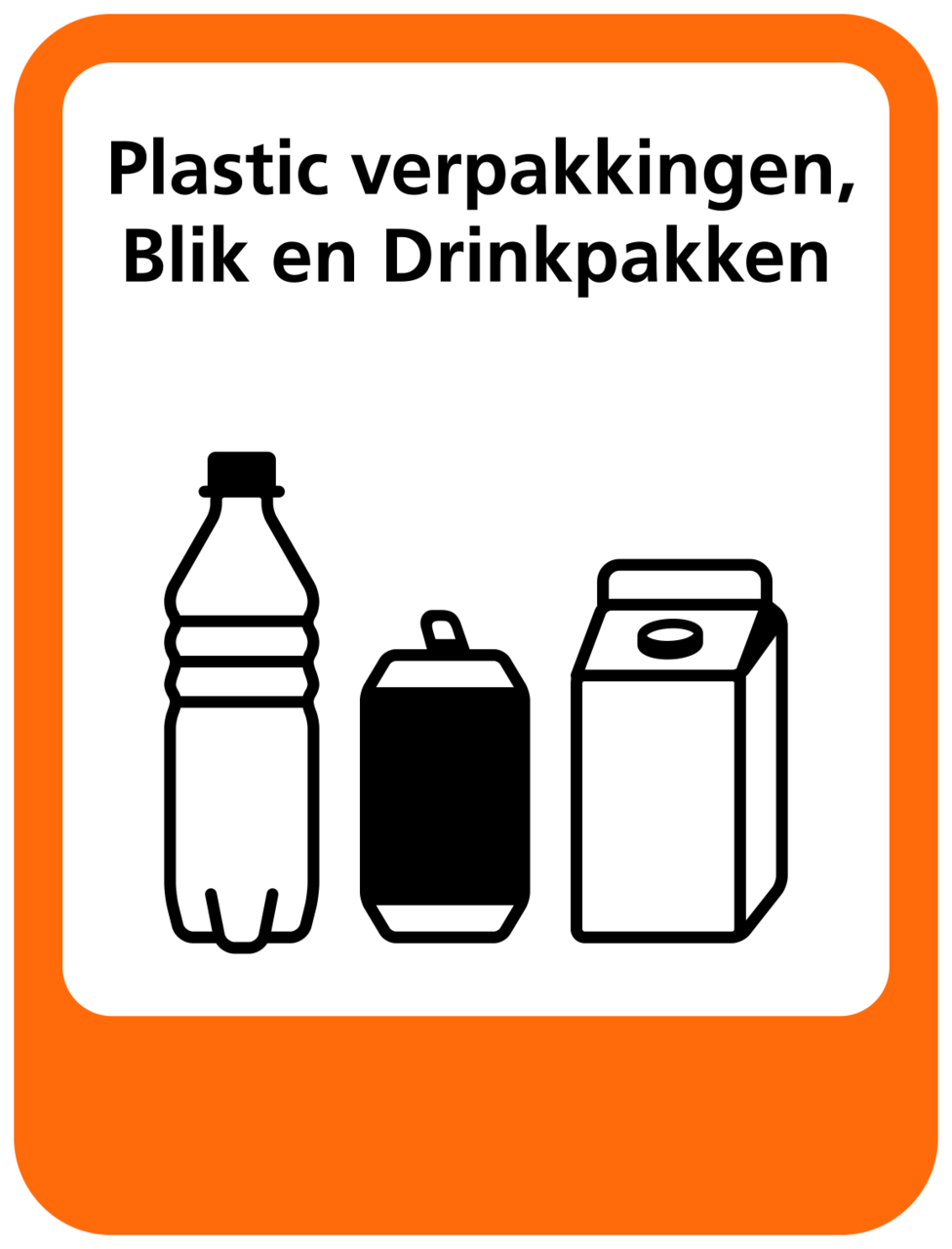 Instituut voorjaar venijn Officiële Plastic-Blik-Drinkpakken sticker - Emmers-bedrukken