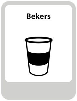 Beker sticker (pictogram volgens IenW) Beker sticker (pictogram volgens IenW)