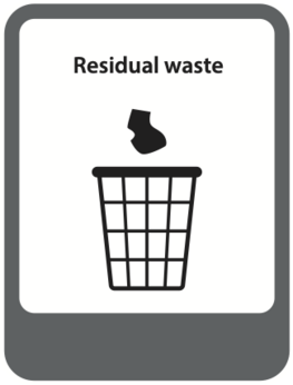 Residual waste sticker (ENGELS) Residual waste sticker (ENGELS)
