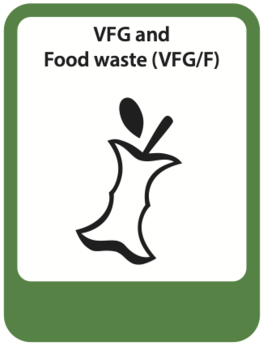 VFG and Food waste sticker (ENGELS) VFG and Food waste sticker (ENGELS)