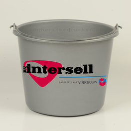 Gekleurde 12L Emmer ECO - 4 kleuren bedrukt