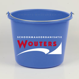 Gekleurde 12L Emmer ECO - 2 kleuren bedrukt