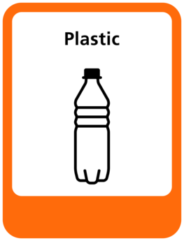 Plastic sticker (pictogram volgens IenW) Plastic sticker (pictogram volgens IenW)